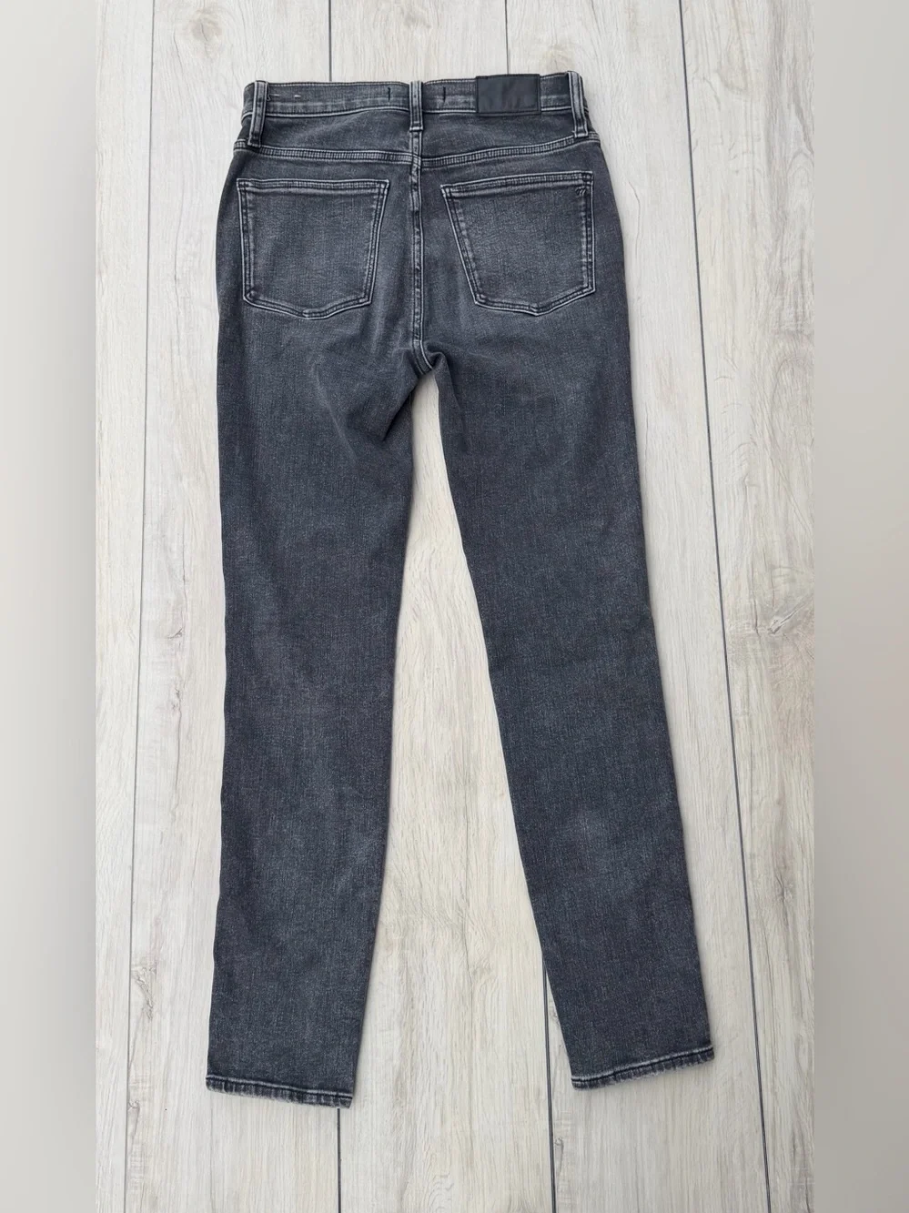 Madewell 10” High Rise Dark Gray Skinny Jeans 28 Quality Stretch Denim Baddie